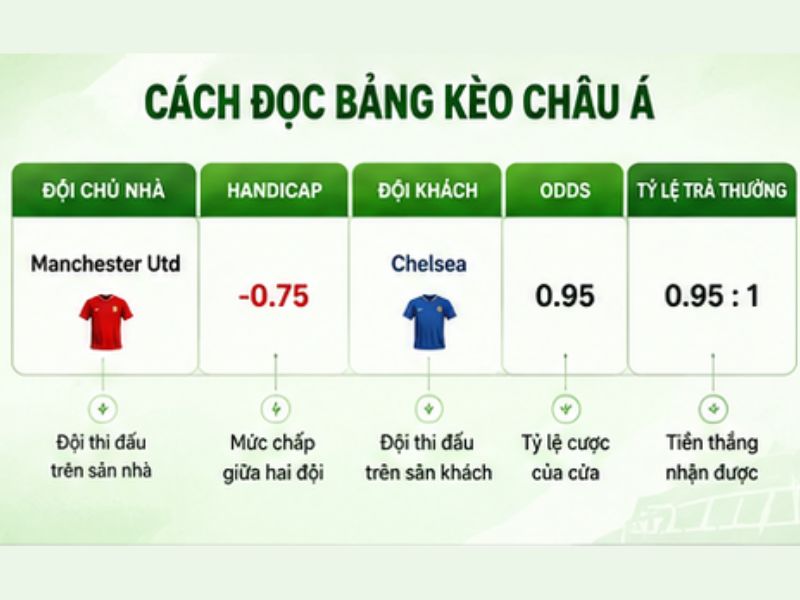Cách Đọc Bảng Kèo Châu Á