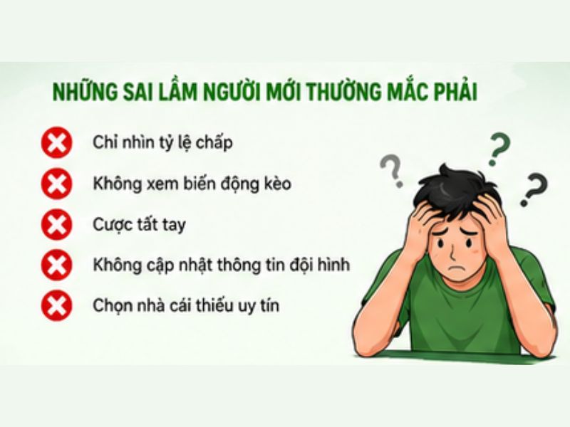 Những Sai Lầm Người Mới Thường Mắc Phải