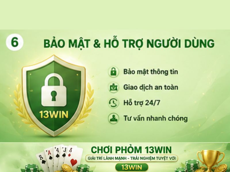 Hệ thống bảo mật và hỗ trợ người dùng