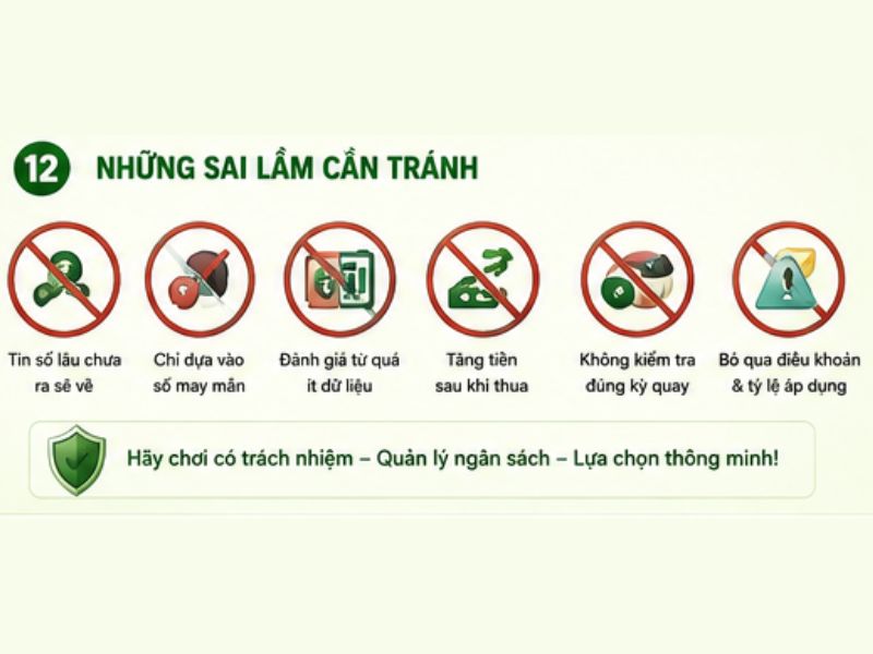 Những Sai Lầm Khi Chơi Keno